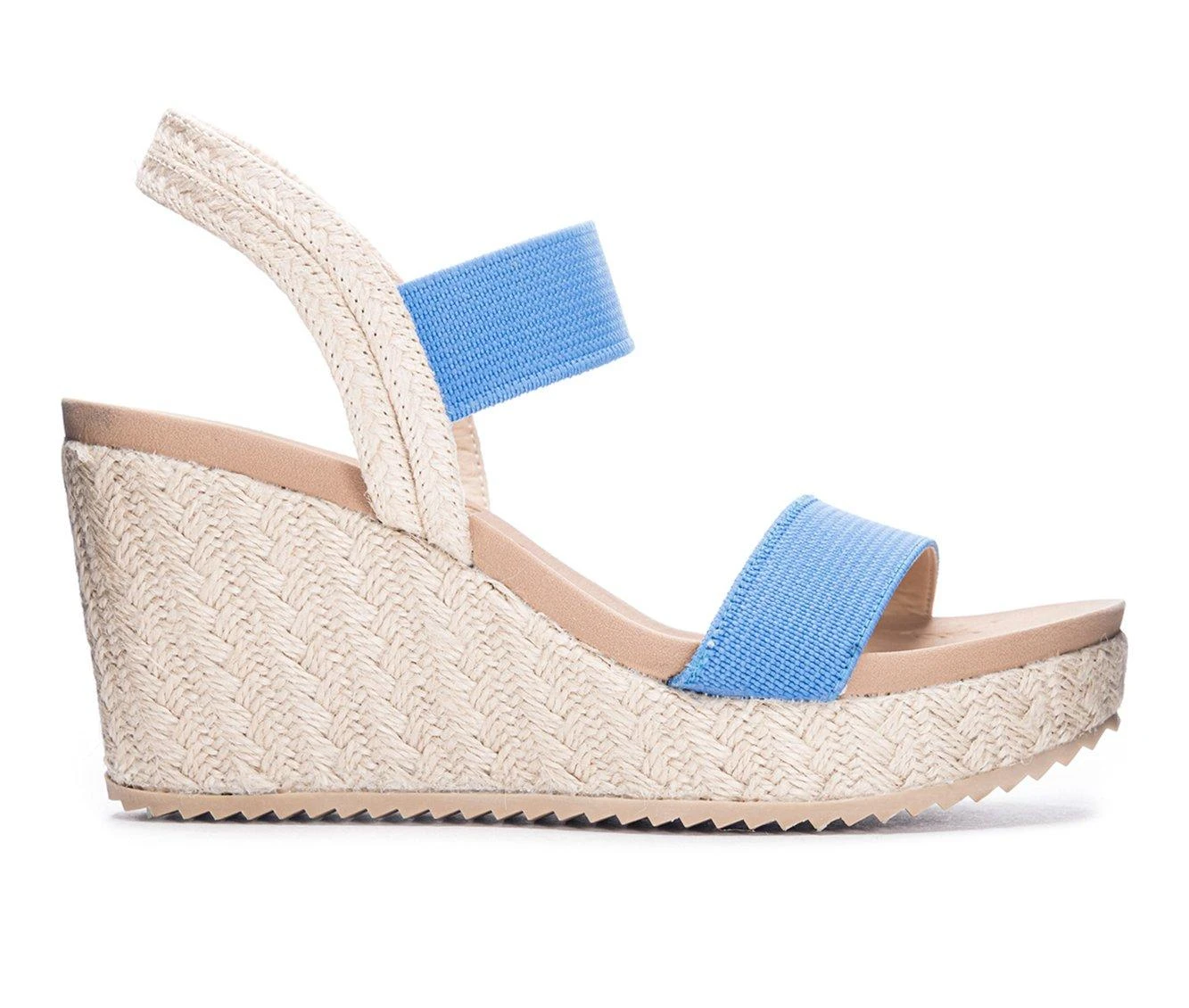 Women's CL By Laundry Kaylin Platform Wedges Blue 1 Women's CL By Laundry Kaylin Platform Wedges Blue
