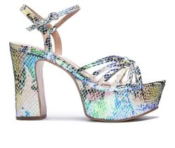 Women's Chinese Laundry Doll Platform Heels Opal Multi