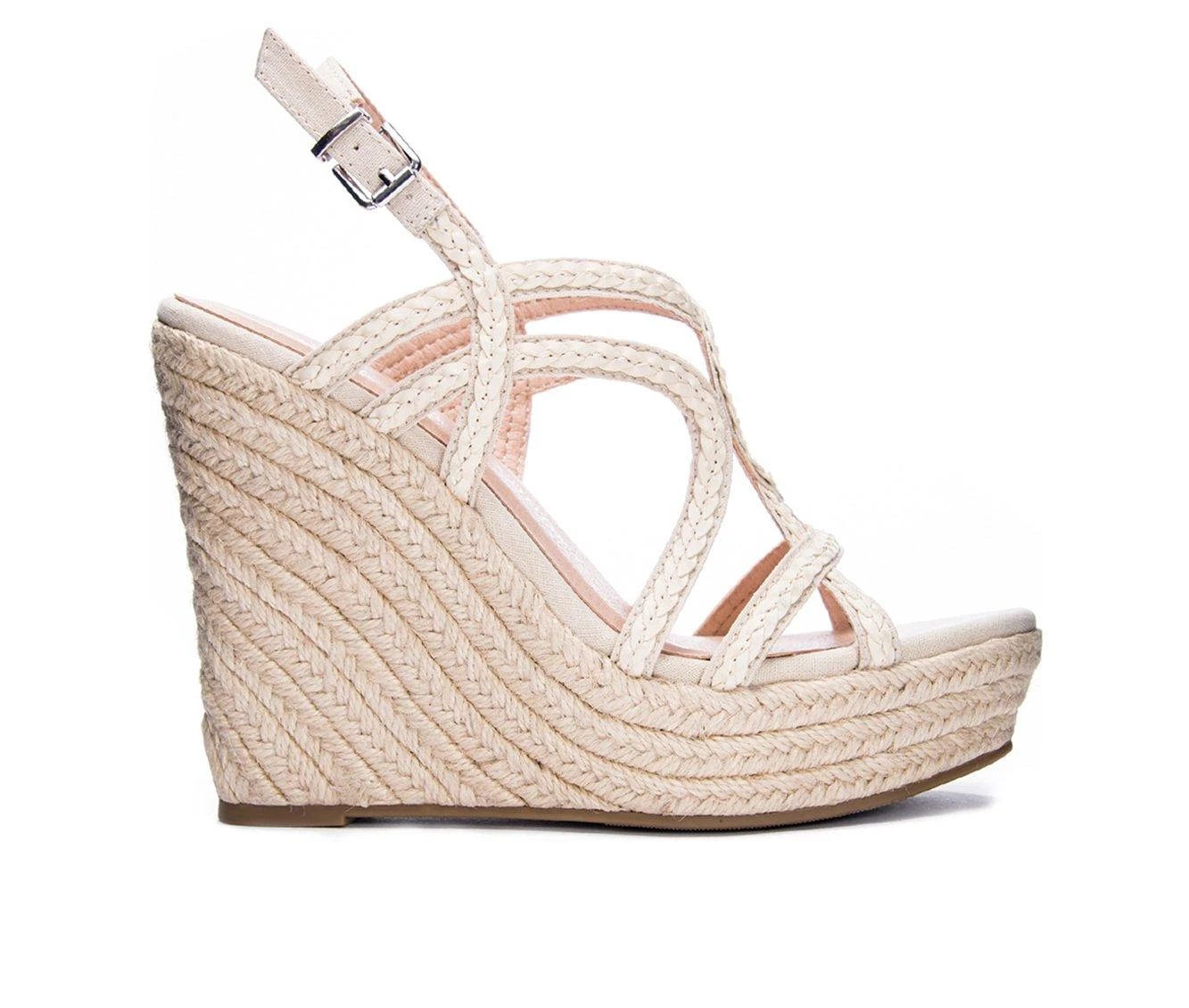Women's Chinese Laundry Maylin Platform Espadrille Wedges Cream 2 Women's Chinese Laundry Maylin Platform Espadrille Wedges Cream - Image 2