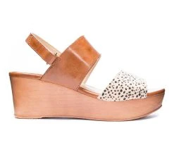 Women's CL By Laundry Christel Wedges Nude/Camel