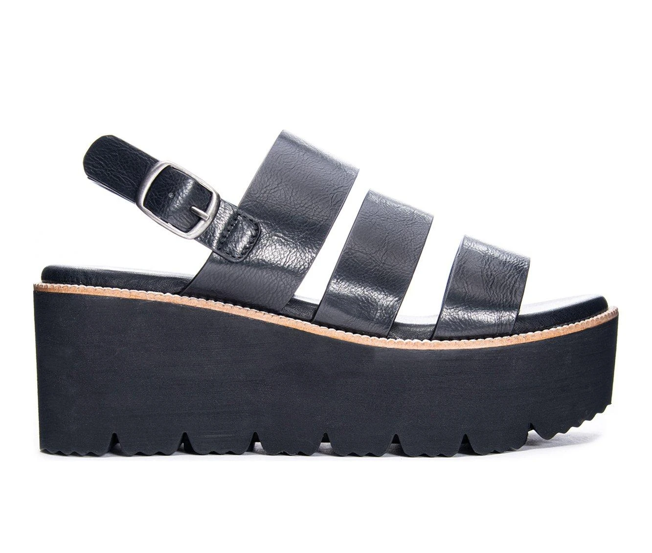 Women's Dirty Laundry Pendulum Flatform Sandals Black 2 Women's Dirty Laundry Pendulum Flatform Sandals Black - Image 2