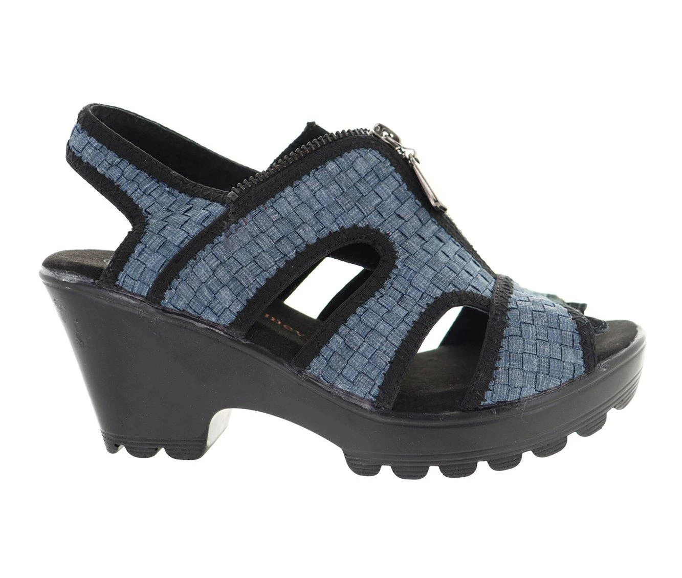Women's Bernie Mev Lina Heeled Sandals Light Denim 2 Women's Bernie Mev Lina Heeled Sandals Light Denim - Image 2