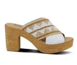 Women's SPRING STEP Tribeca Dress Sandals White Multi