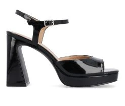 Women's Journee Collection Ziarre Dress Sandals Black
