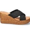 Women's Bella Vita Italy Geo-Italy Espadrille Wedge Sandals Black