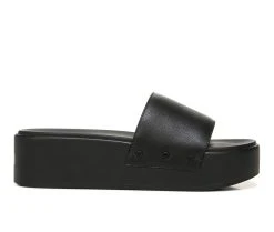 Women's Dr. Scholls Pisces Max Platform Slide Sandals Black