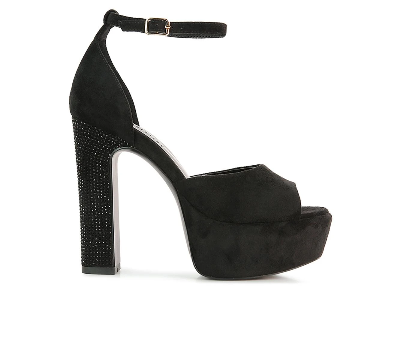 Women's Rag & Co Beaty Platform Dress Sandals Black 1 Women's Rag & Co Beaty Platform Dress Sandals Black
