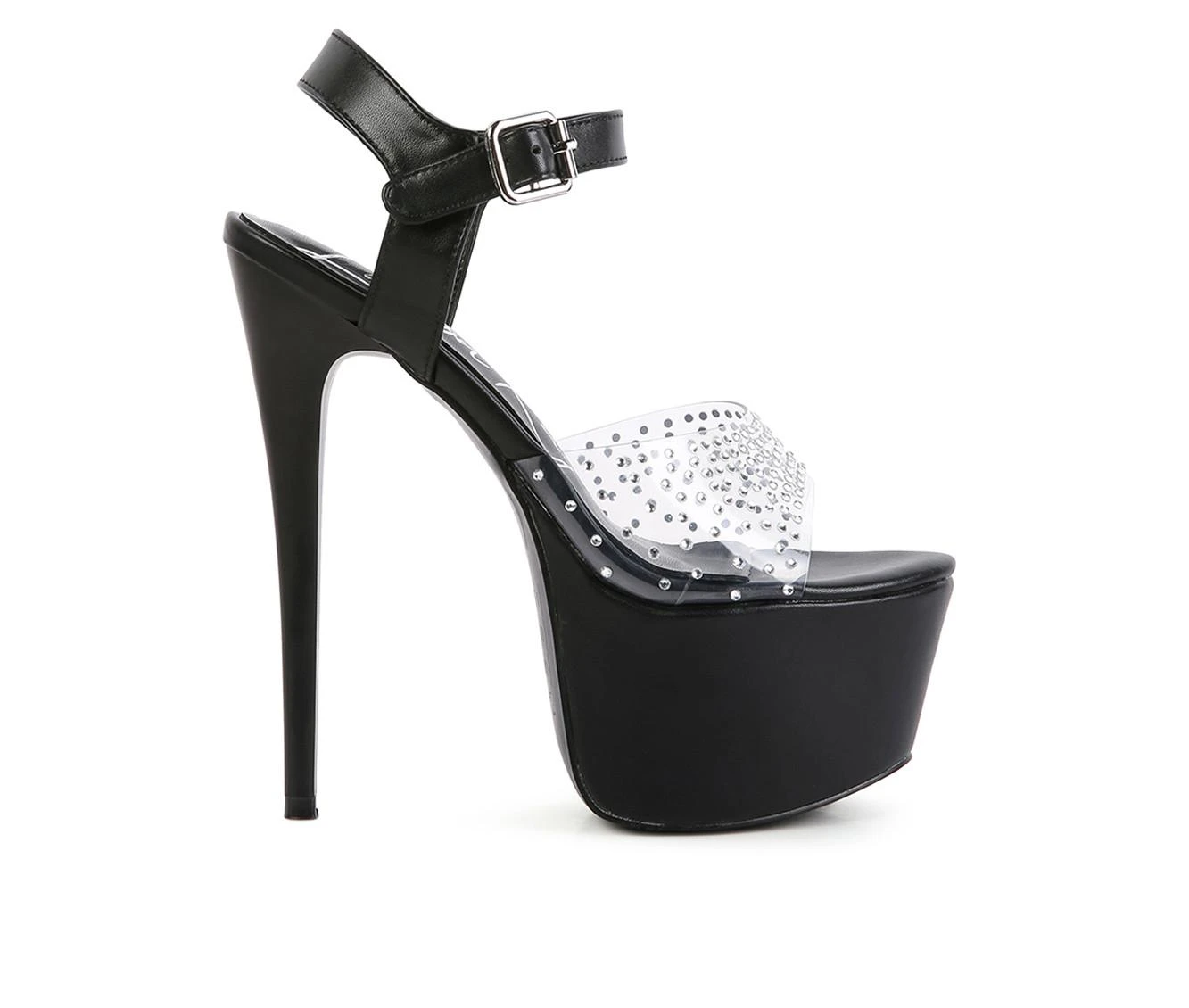 Women's London Rag First Date Platform Dress Sandals Black 1 Women's London Rag First Date Platform Dress Sandals Black