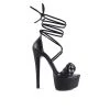 Women's London Rag TW Platform Stiletto Sandals Black