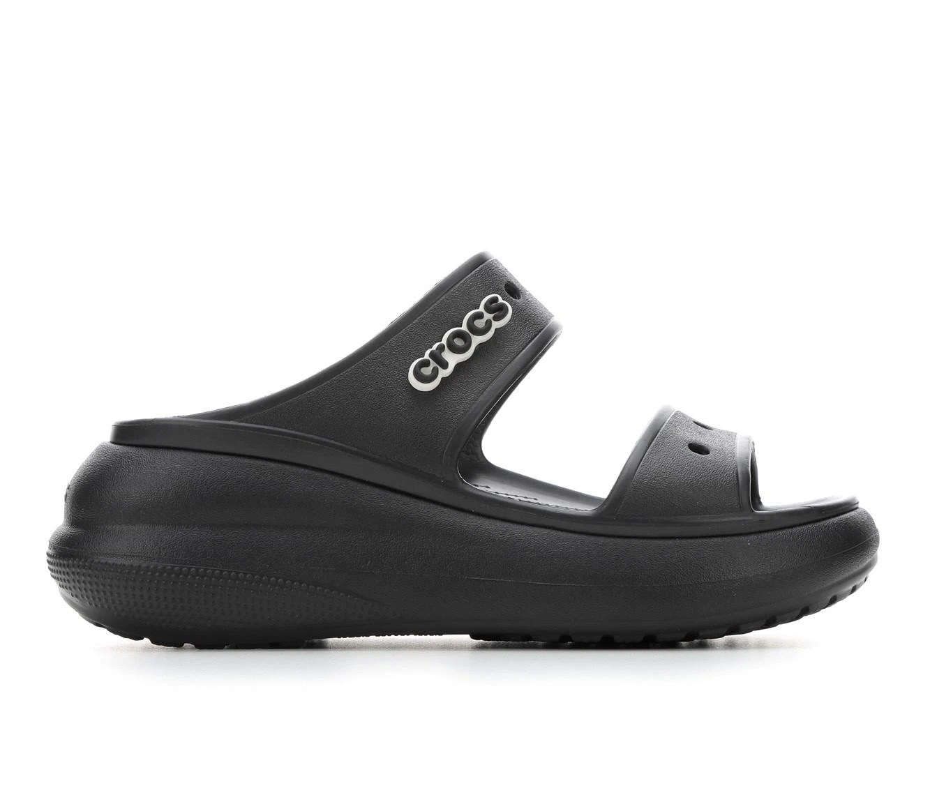 Women's Crocs Classic Crush Platform Sandals Black 1 Women's Crocs Classic Crush Platform Sandals Black