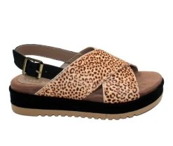 Women's Very Volatile Calabar Platform Sandals Tan Leopard