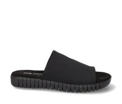 Women's Easy Street Akeyla Sandals Black Stretch