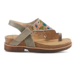 Women's L'Artiste Samya Footbed Sandals Grey Multi