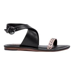 Women's Jane And The Shoe Afra Sandals Black -GC shoes Shop 1 1623