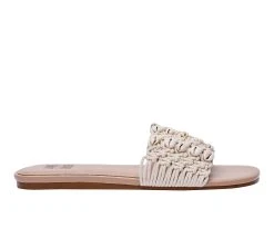 Women's Jane And The Shoe Mackenzie Slip-On Sandals Natural