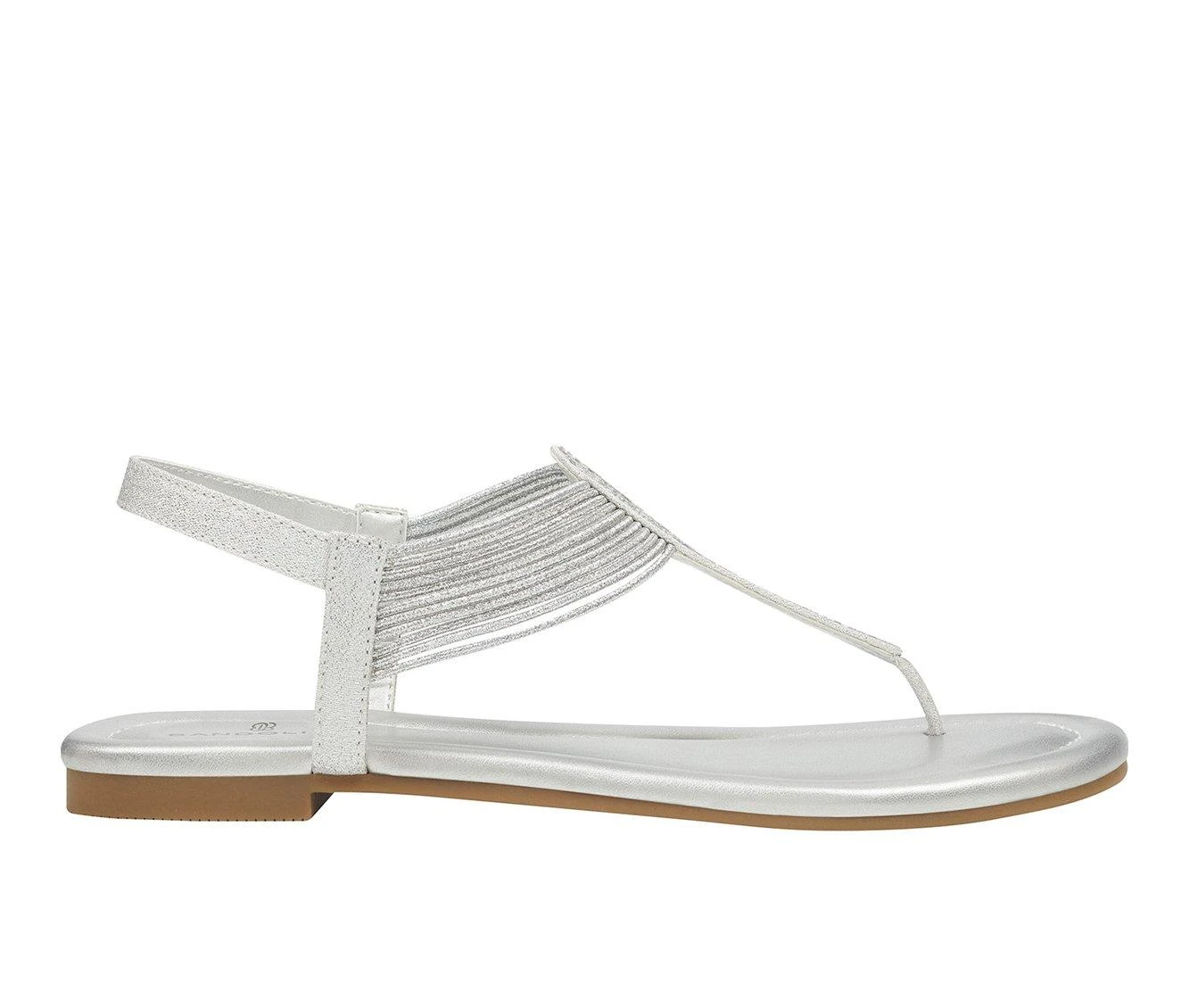 Women's Bandolino Kayte Sandals Silver 1 Women's Bandolino Kayte Sandals Silver