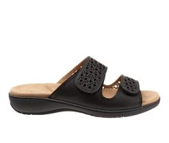Women's Trotters Ruthie Sandals Black