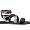 Women's Jane And The Shoe Jordan Sandals Black Flower