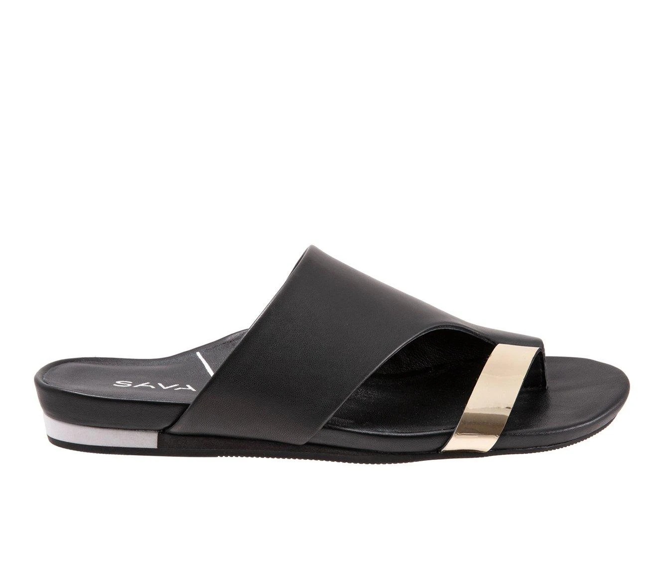 Women's SAVA Cass Sandals Black/Gold 1 Women's SAVA Cass Sandals Black/Gold