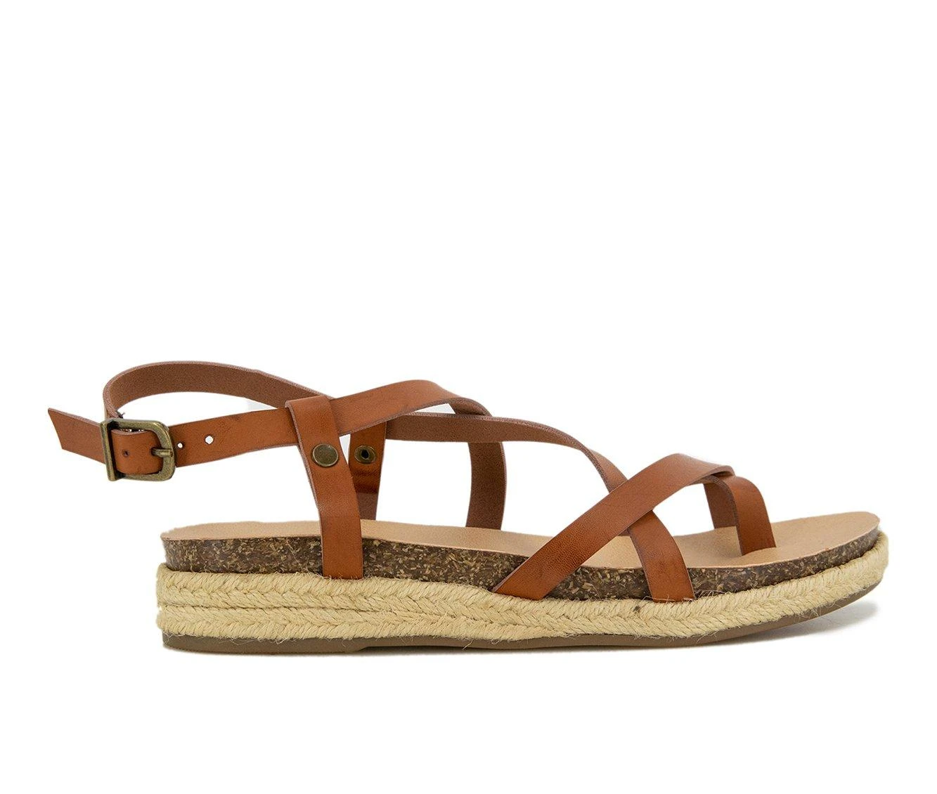 Women's Esprit Judy Espadrille Sandals Cognac 2 Women's Esprit Judy Espadrille Sandals Cognac - Image 2