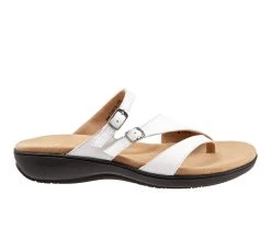 Women's Trotters Ricki Sandals White