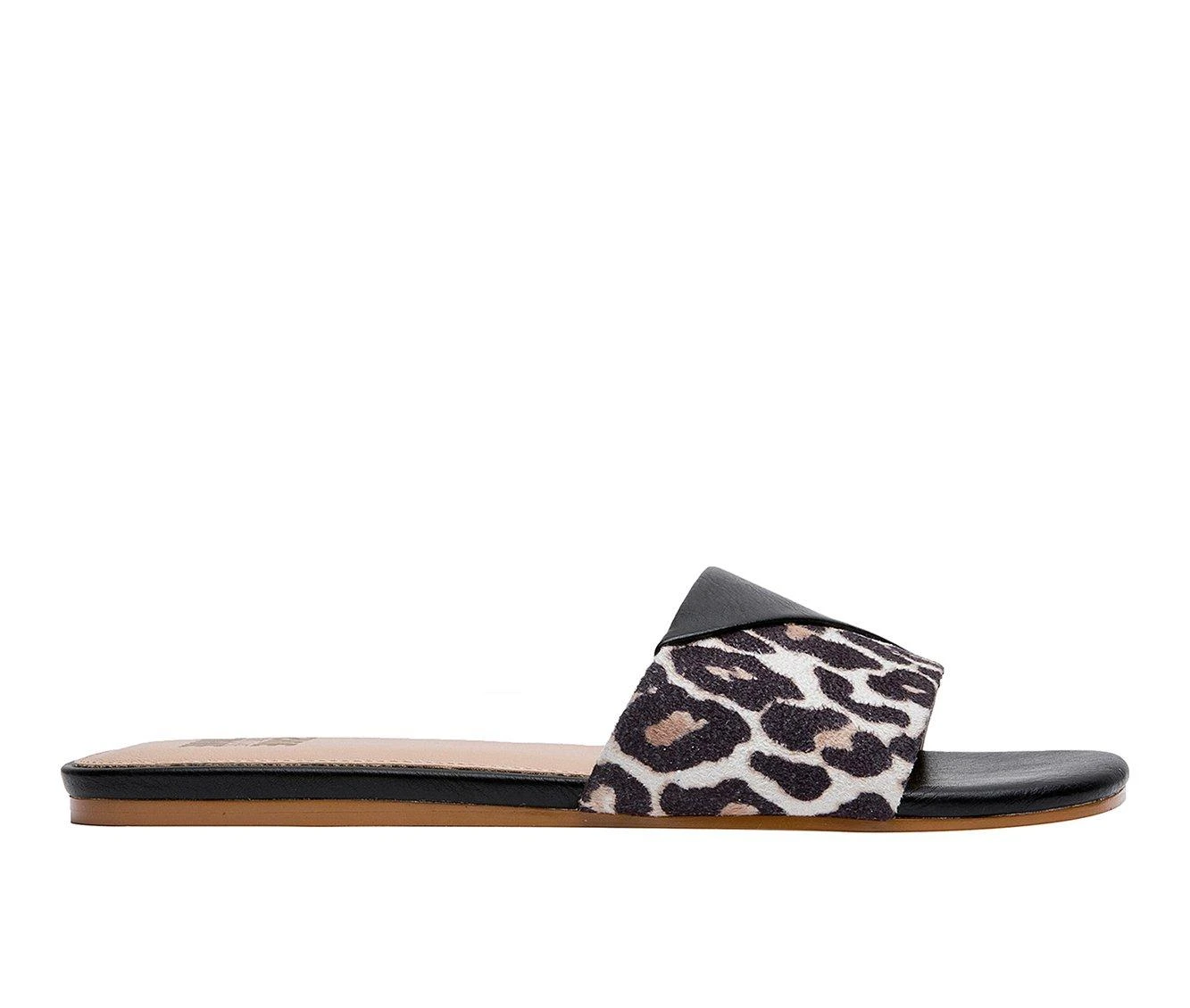 Women's Jane And The Shoe Vivian Slide Sandals Women's Jane And The Shoe Vivian Slide Sandals Leopard -GC shoes Shop 1 1783
