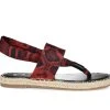 Women's Journee Collection Flin Espadrille Sandals Red