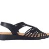 Women's Impo Bernette Stretch Sandals Black Belly