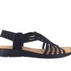 Women's Impo Belicia Stretch Sandals Black