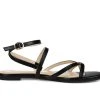 Women's Journee Collection Serissa Flat Sandals Black