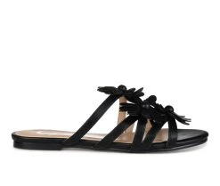 Women's Journee Collection Dolliah Slip-On Sandals Black
