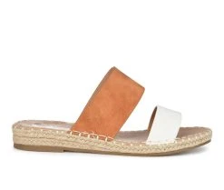 Women's Journee Collection Suzzie Espadrille Slip-On Sandals Tan