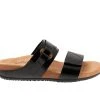 Women's Softwalk Barcelona Sandals Black Patent