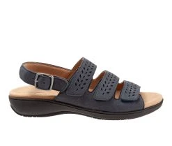 Women's Trotters Trinity Sandals Navy