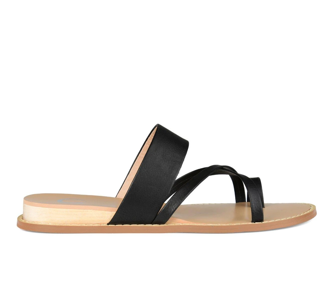 Women's Journee Collection Eevie Sandals Black 2 Women's Journee Collection Eevie Sandals Black - Image 2