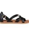 Women's Journee Collection Ziporah Sandals Black