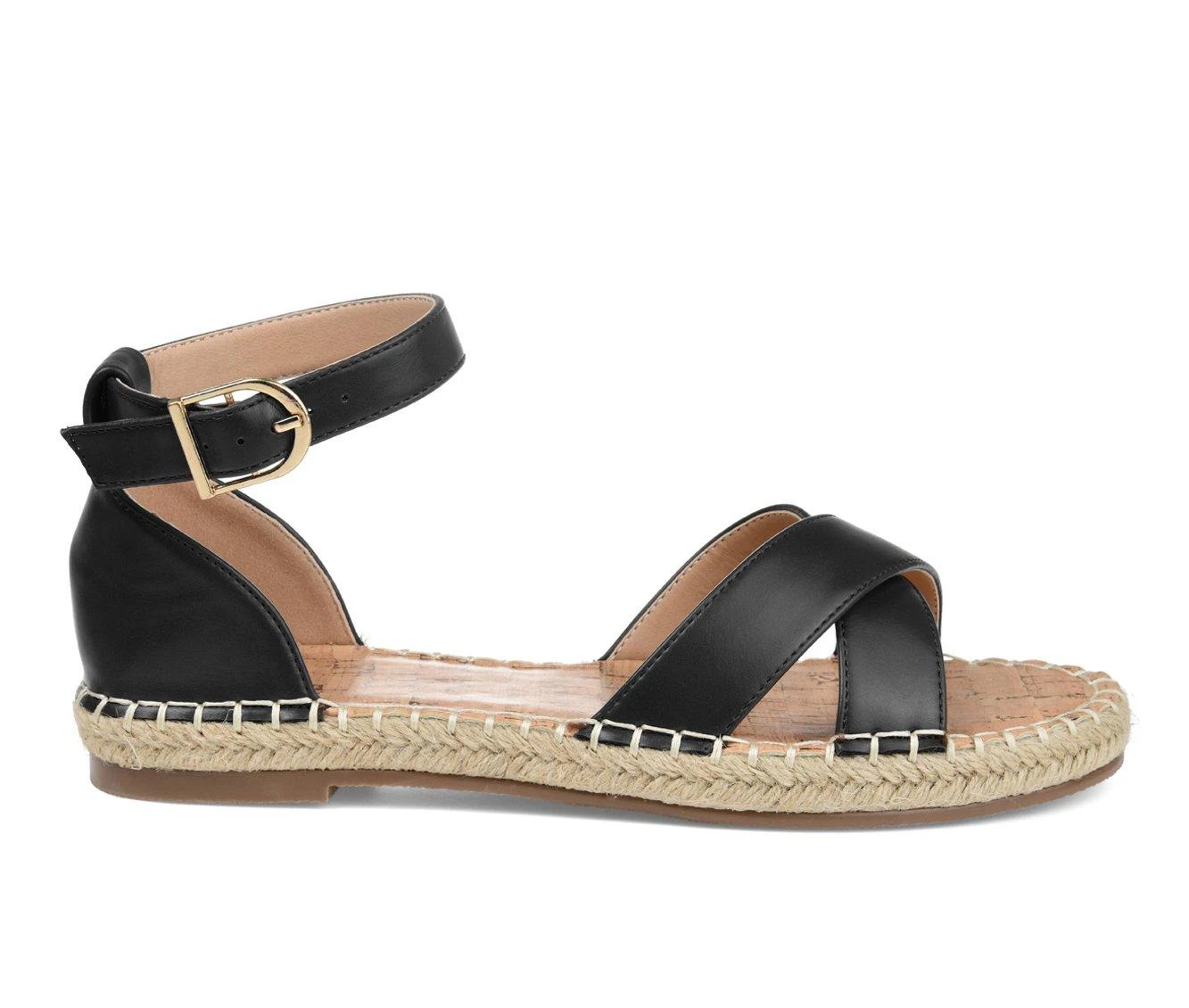 Women's Journee Collection Lyddia Flatform Sandals Women's Journee Collection Lyddia Flatform Sandals Black -GC shoes Shop 1 1975