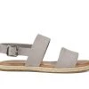 Women's Journee Collection Georgia Flatform Sandals Grey