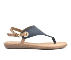 Women's White Mountain London Sandals Navy