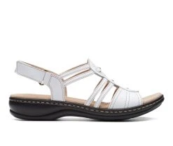 Women's Clarks Leisa Janna Sandals White