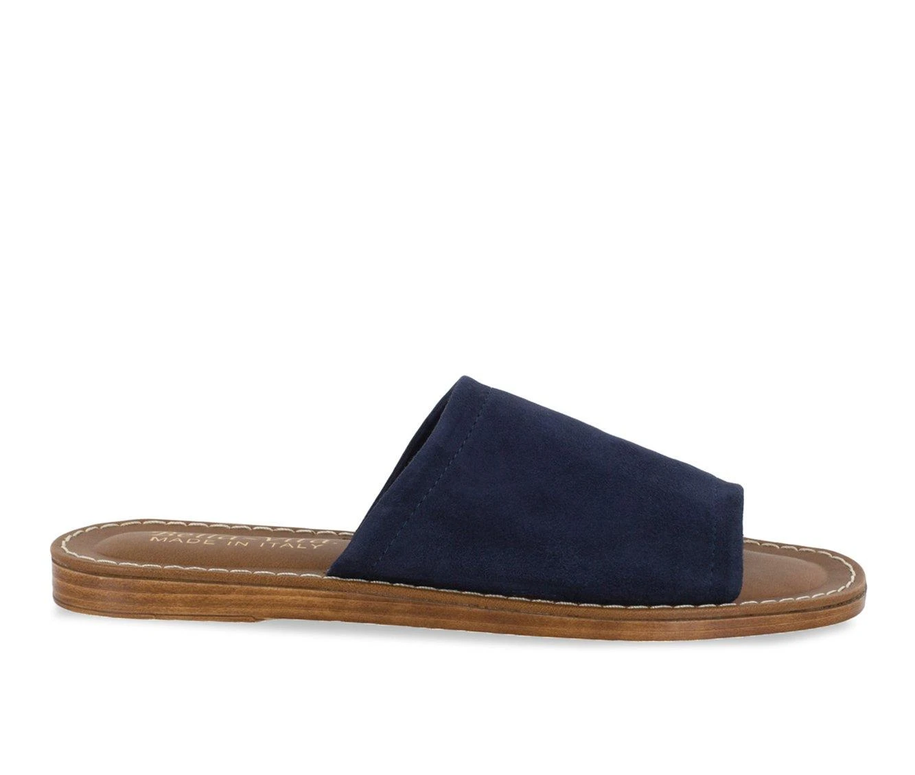Women's Bella Vita Ros-Italy Sandals Navy Suede 2 Women's Bella Vita Ros-Italy Sandals Navy Suede - Image 2