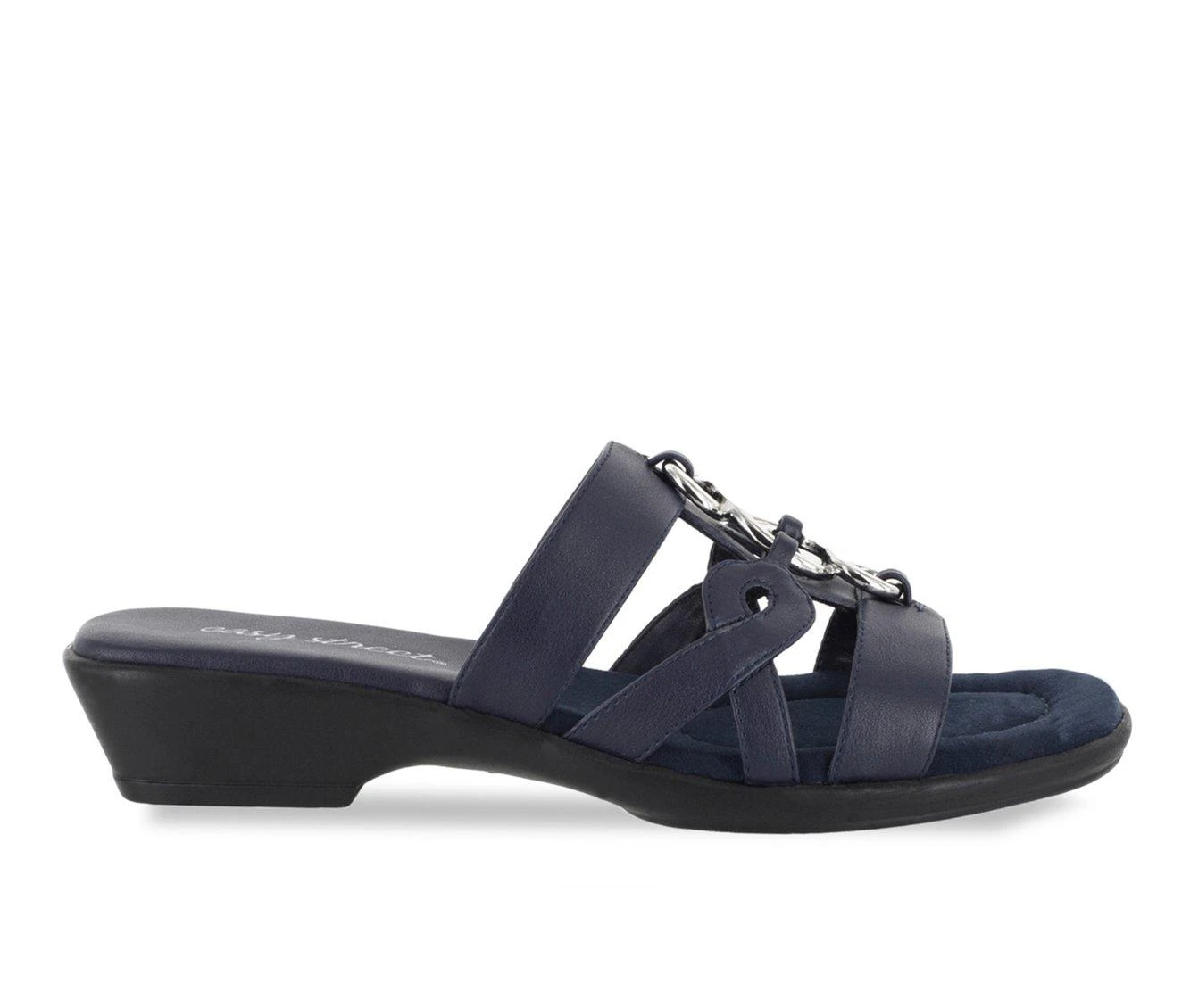 Women's Easy Street Torrid Sandals Navy 2 Women's Easy Street Torrid Sandals Navy - Image 2