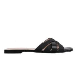 Women's Halston S2108 Sandals Black