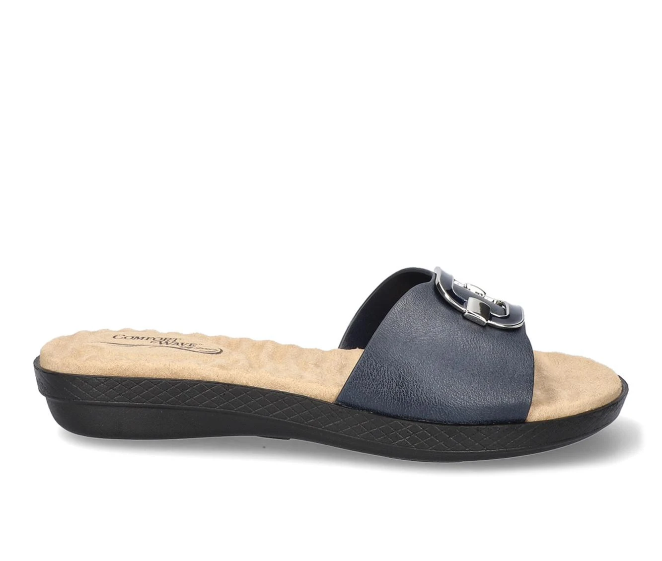 Women's Easy Street Sunshine Sandals Navy 1 Women's Easy Street Sunshine Sandals Navy