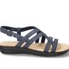 Women's Easy Street Lobo Sandals Navy