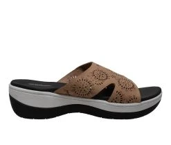 Women's Shaboom Comfort Curved Slide Sandals Taupe