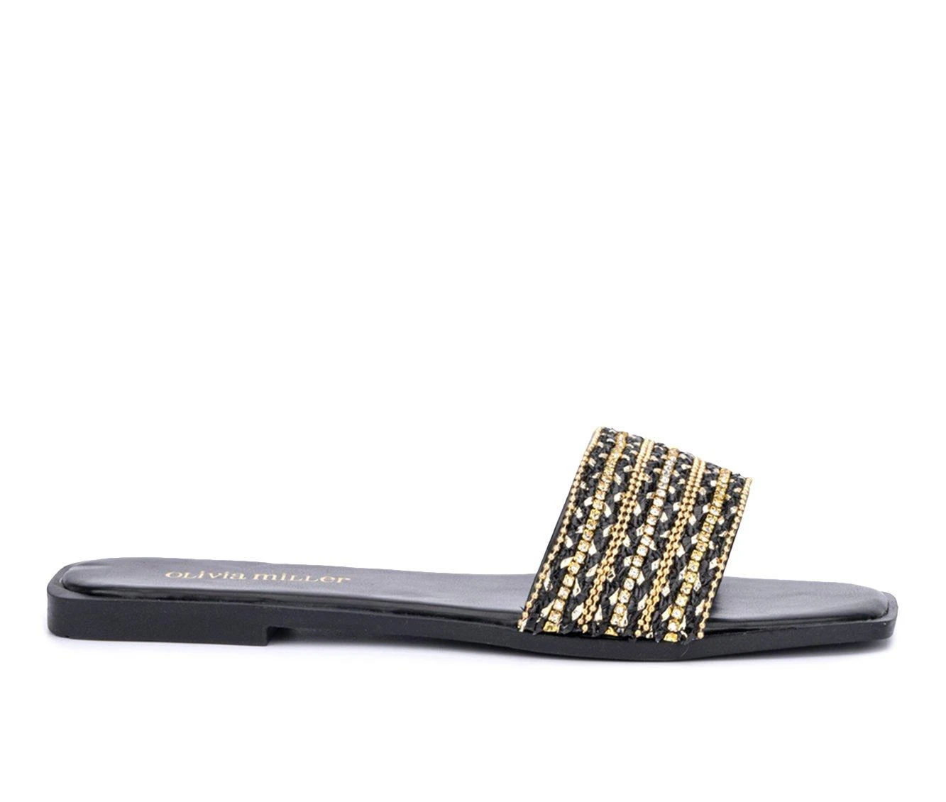 Women's Olivia Miller Victoria Sandals Black 1 Women's Olivia Miller Victoria Sandals Black