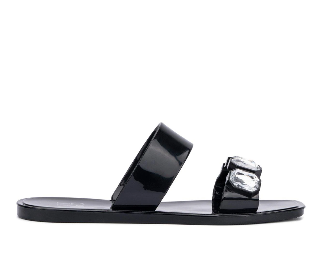 Women's New York and Company Chantalle Jelly Sandals Women's New York And Company Chantalle Jelly Sandals Black -GC shoes Shop 1 2166
