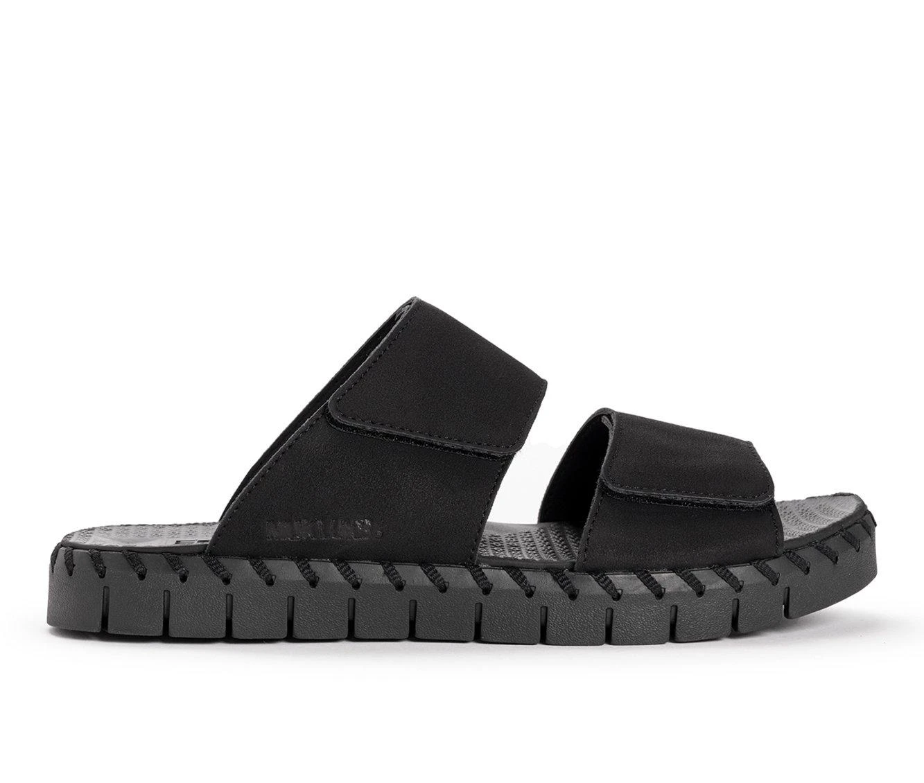Women's MUK LUKS Flexi Central Park Sandals Black 2 Women's MUK LUKS Flexi Central Park Sandals Black - Image 2