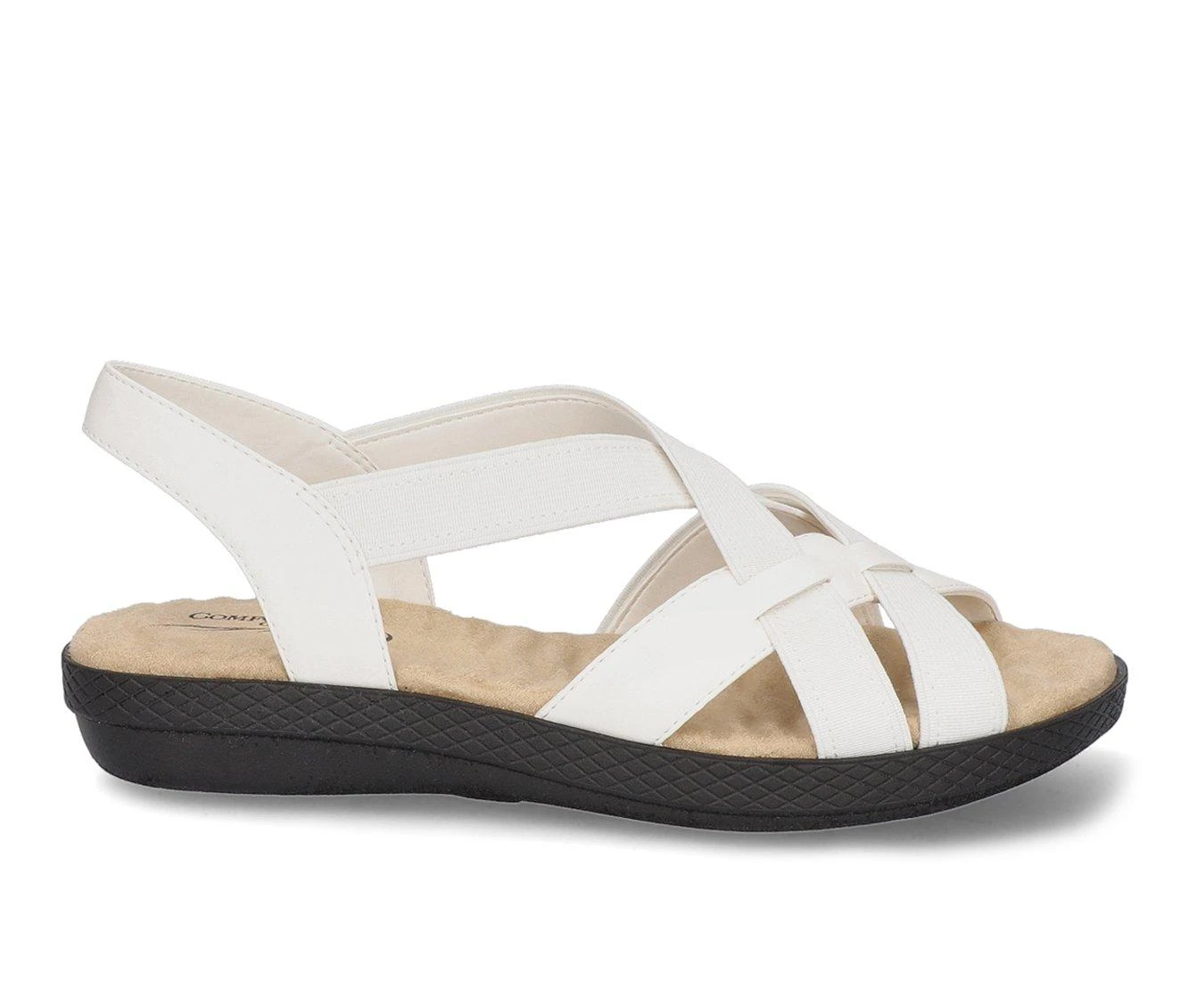 Women's Easy Street Janice Sandals White 1 Women's Easy Street Janice Sandals White